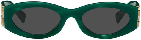 miu miu sunglasses rhinestone|Green Lenses Miu Glimpse Sunglasses .